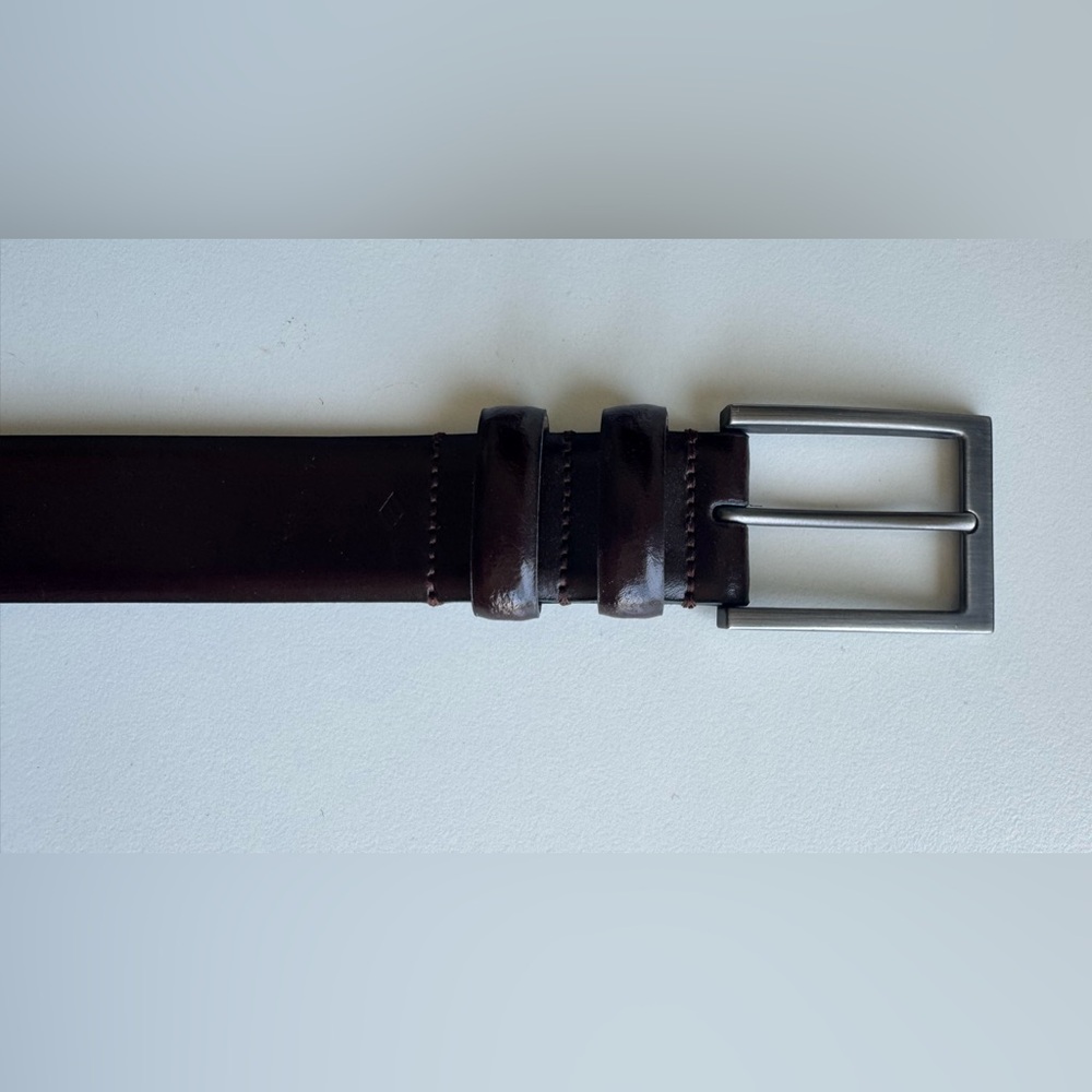 Joseph Abboud Men's Brown Leather Belt